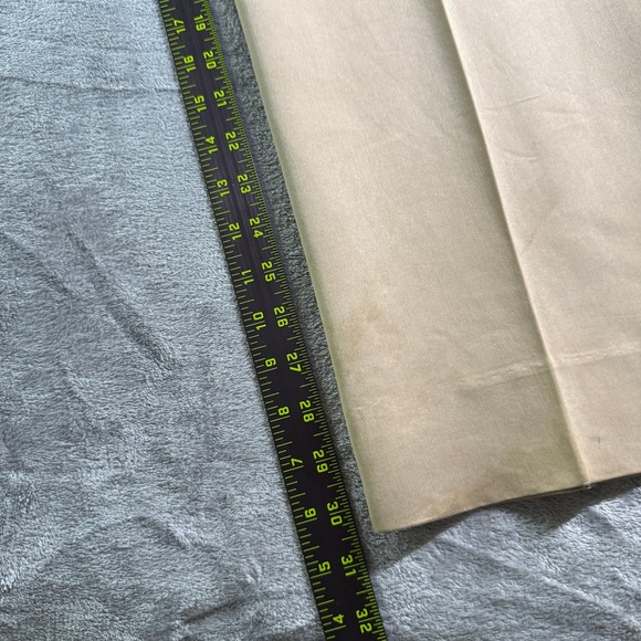 Profilo Dress Pants Khaki Pleated Front Career Casual Trousers W34 L30 - Picture 8 of 9